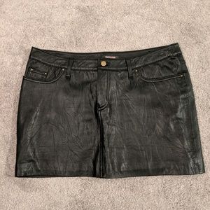 Translation Black Leather Skirt - Bloomingdale's